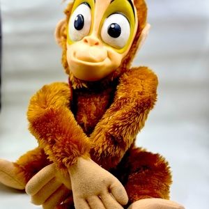 Rare Abu from Aladdin plush stuffed animal vintage htf Disneyland